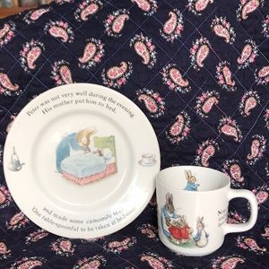 Wedgewood Peter Rabbit Mug and Plate Set